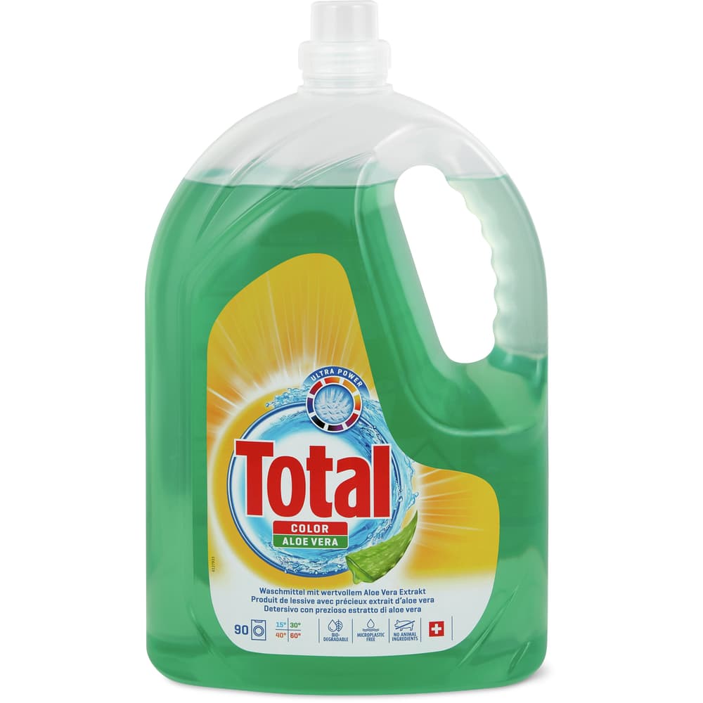 Total Color Aloe Vera Flüssigwaschmittel 90 Waschgänge
