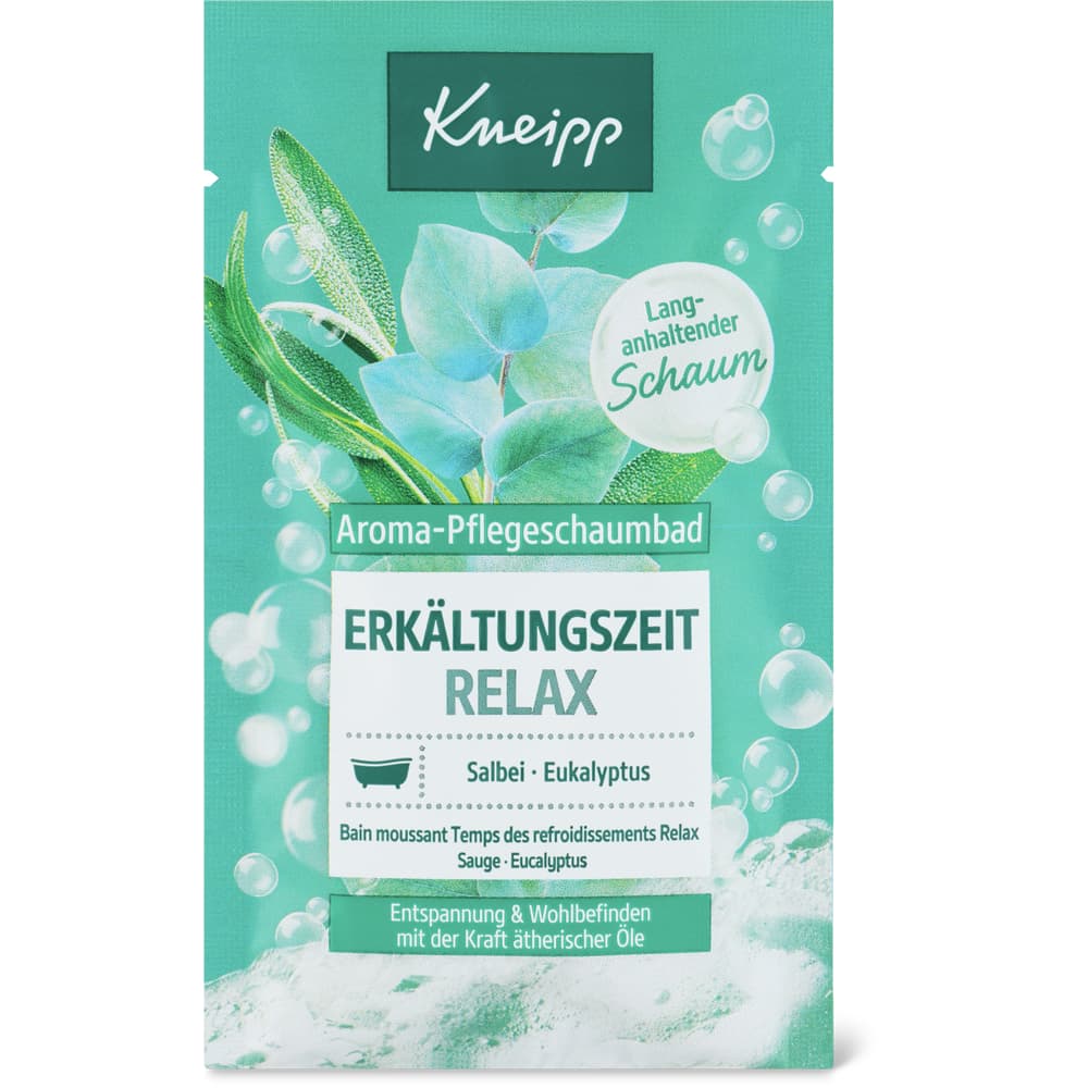 Kneipp Erkältungszeit Pflegeschaumbad Salbei & Eukalyptus