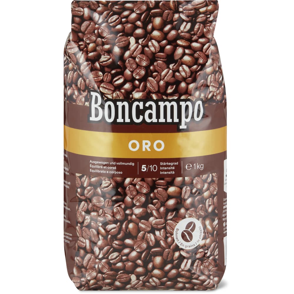 Boncampo Oro Bohnenkaffee Ausgewogen & vollmundig