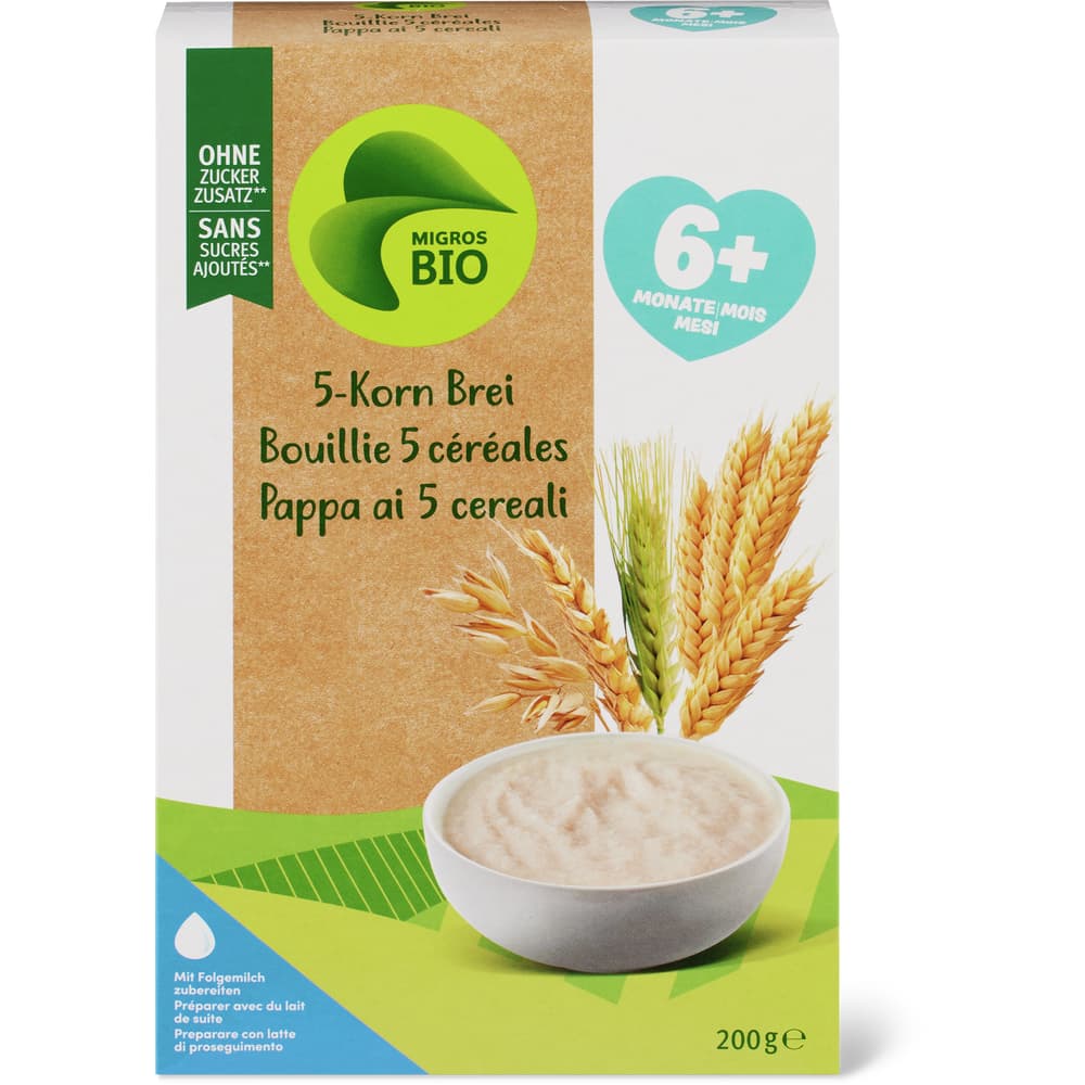 Migros Bio 5-Korn Brei Ab 6 Monaten