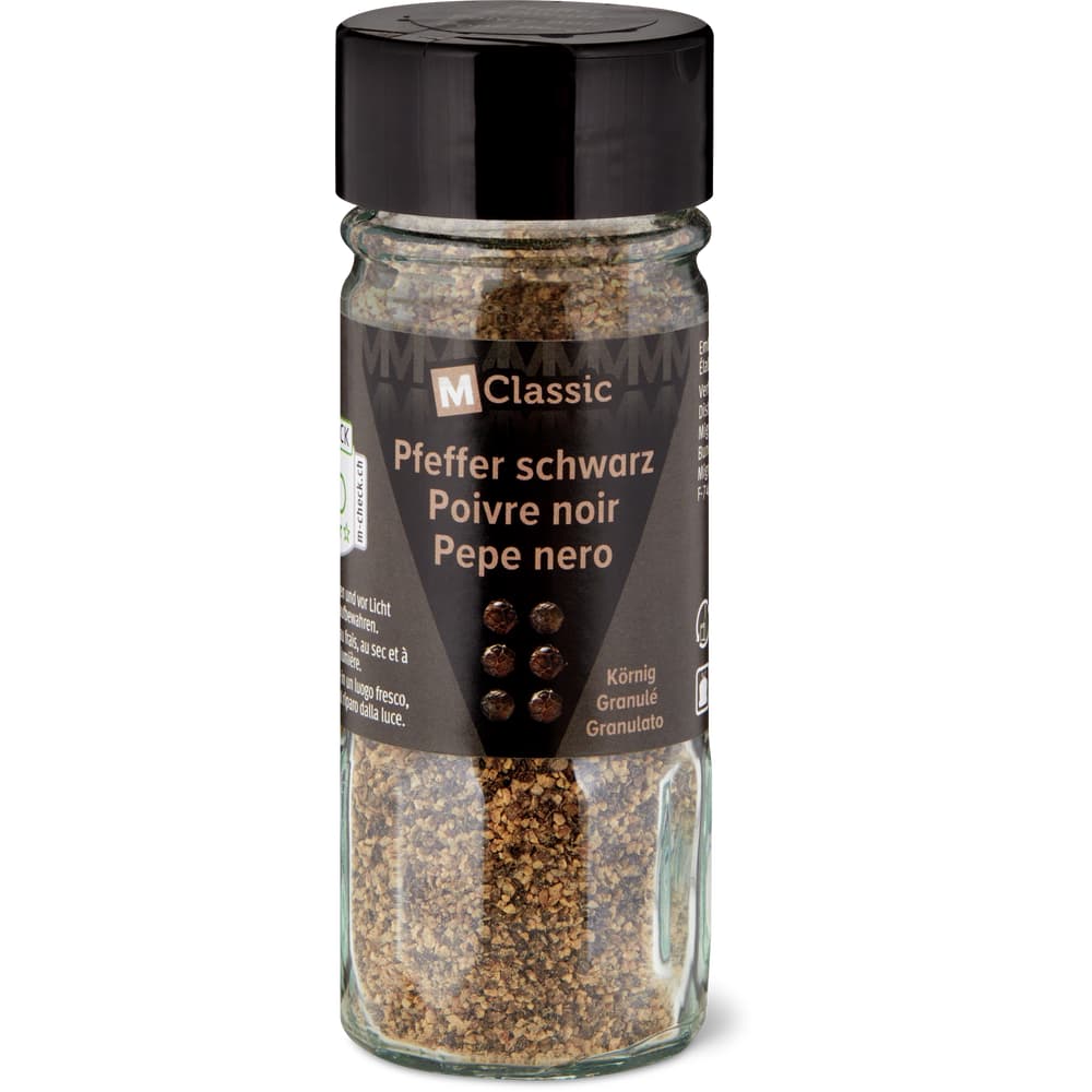 M-Classic Pfeffer schwarz Körnig