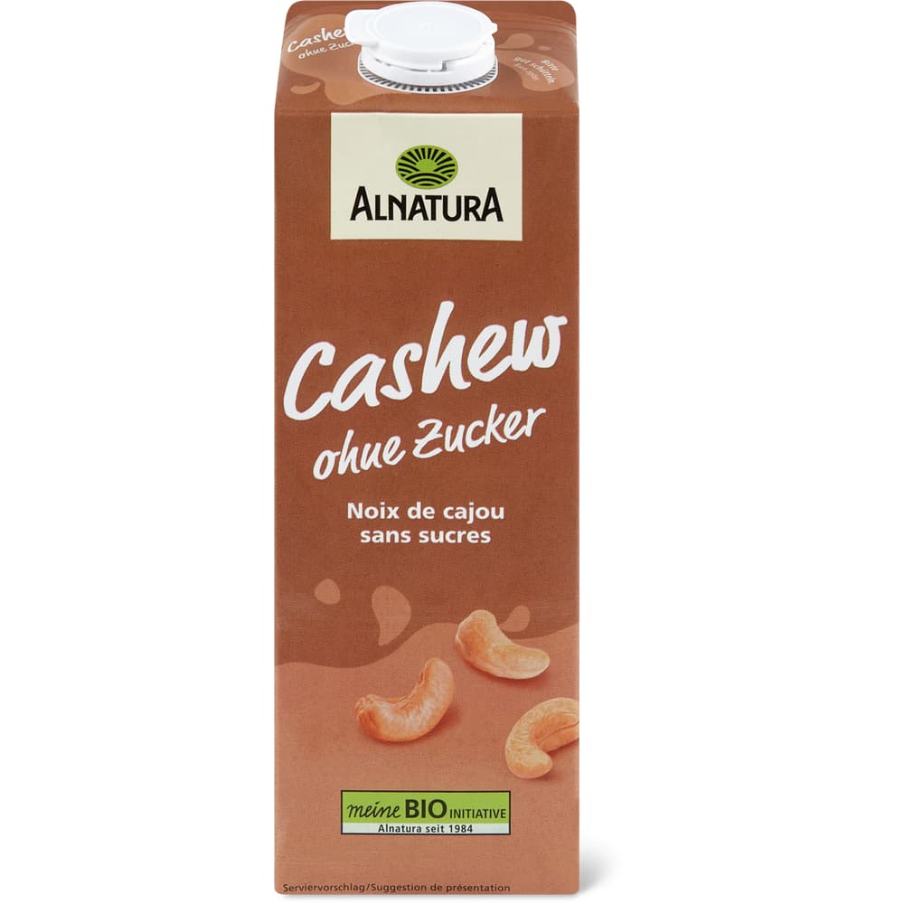 Alnatura Cashewdrink Bio, Nature, ohne Zuckerzusatz, vegan