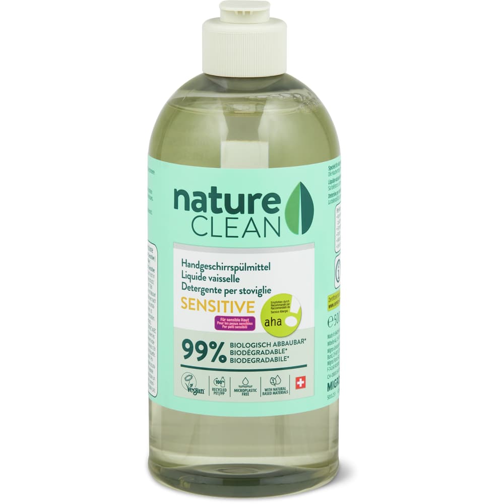 Nature Clean Sensitive aha! Geschirrspülmittel