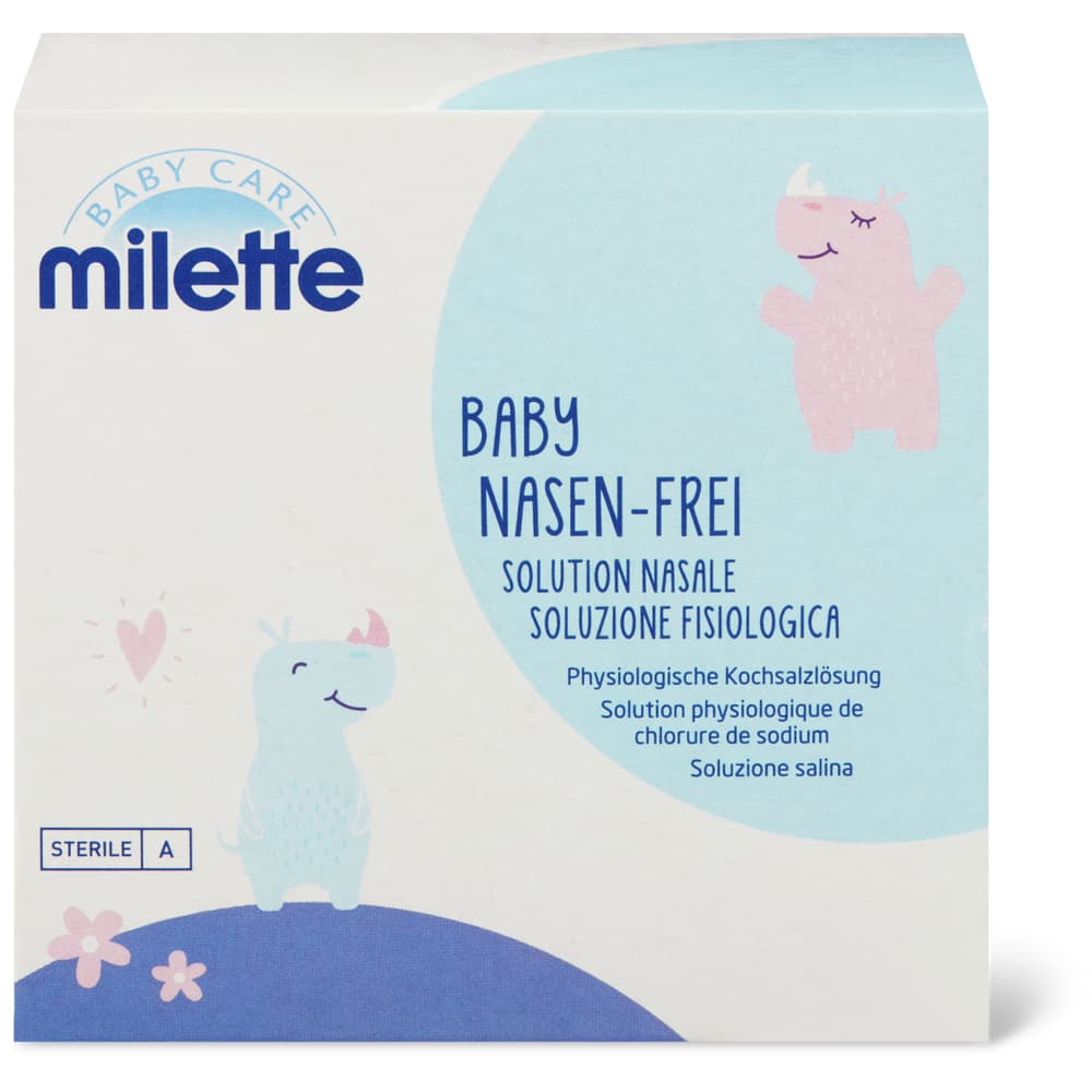 Milette Baby Care Nasenfrei physiologische Kochsalzlösung