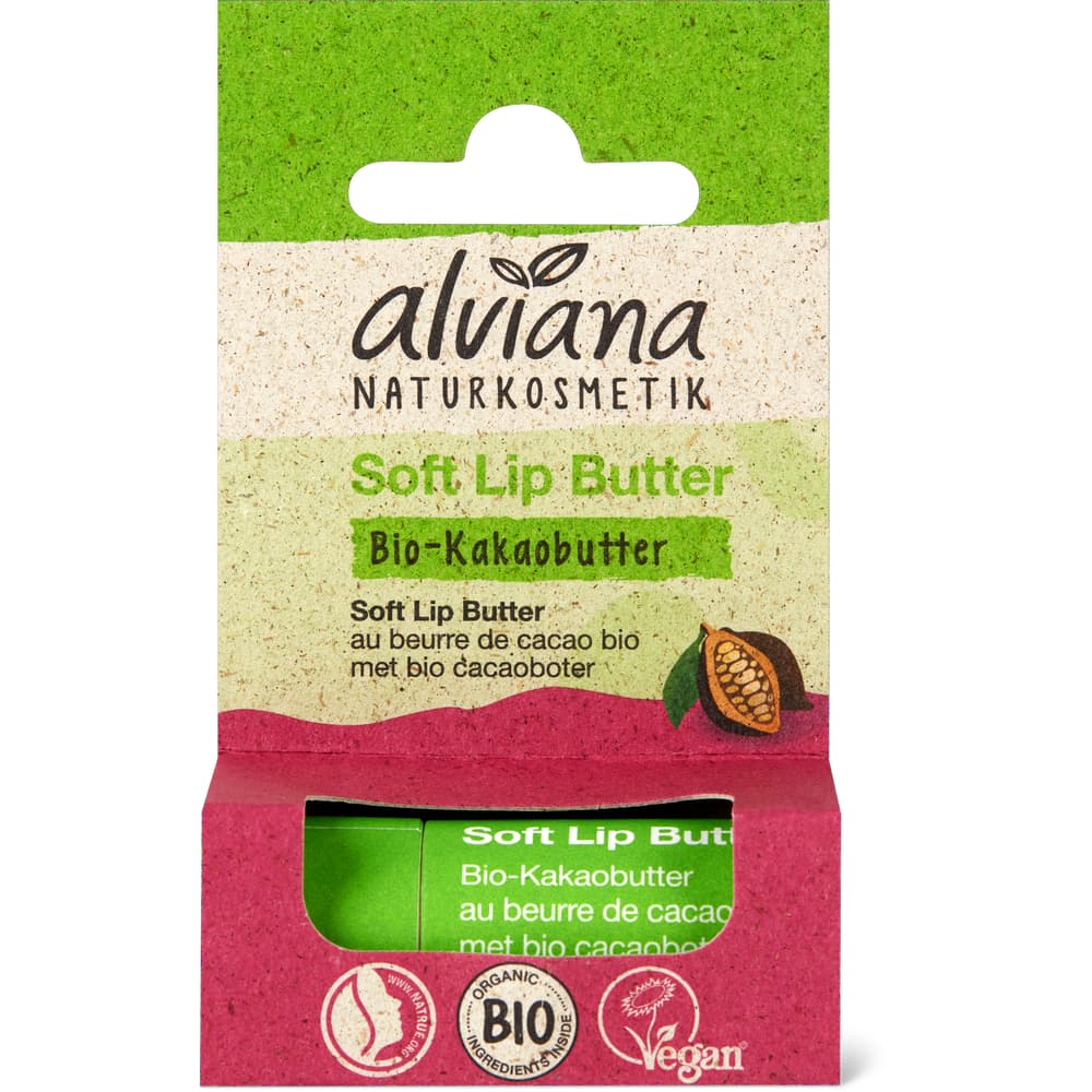 Alviana Soft Lip Butter Kakaobutter, vegan