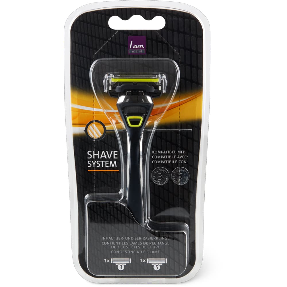 I am Men Shave System 3er und 5er Rasierklinge
