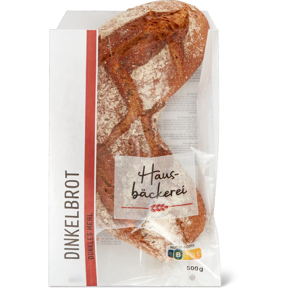 Hausbäckerei Dinkelbrot dunkles Mehl