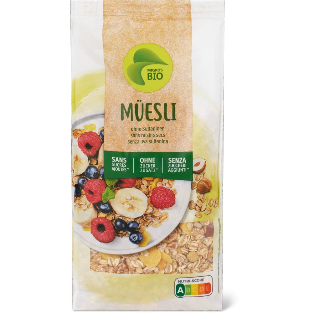 Migros Bio Birchermüesli ohne Sultaninen