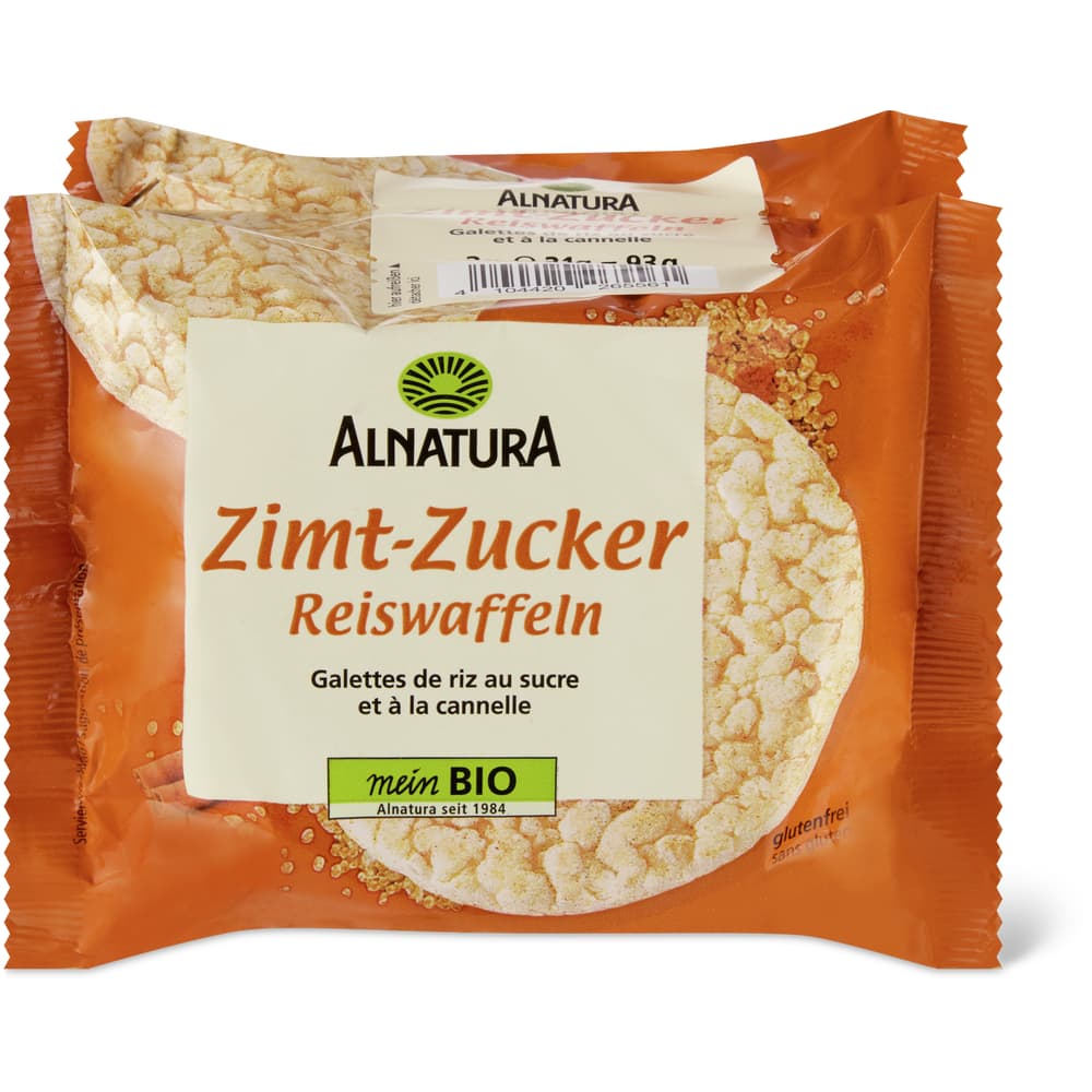 Alnatura Zimt-Zucker Reiswaffeln Bio