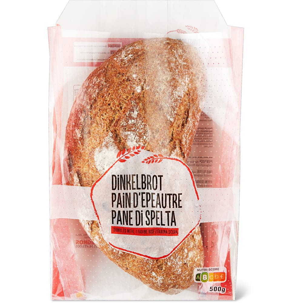 Dinkelbrot dunkles Mehl