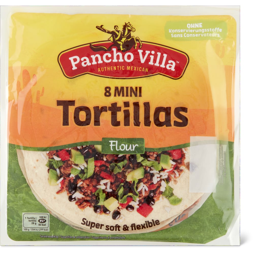 Pancho Villa Weiche Weizentortillas