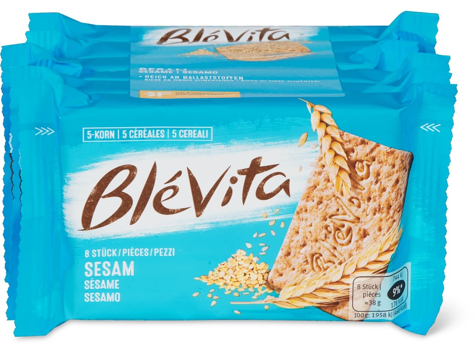 Blévita · 5-Korngebäck · Sesam