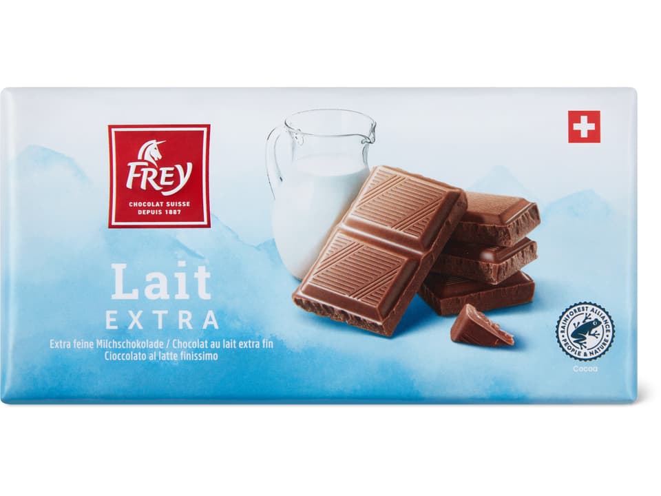 Tafelschokolade · Milchschokolade Extra