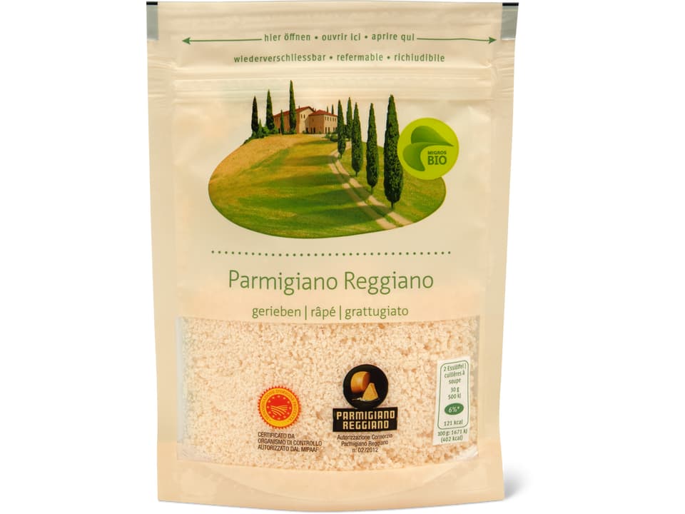 Parmigiano Reggiano · gerieben