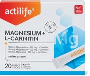 Actilife Magnesium & L-Carnitine Sticks Lemon Migros Actilife Magnesium & L-Carnitine Sticks Lemon Migros