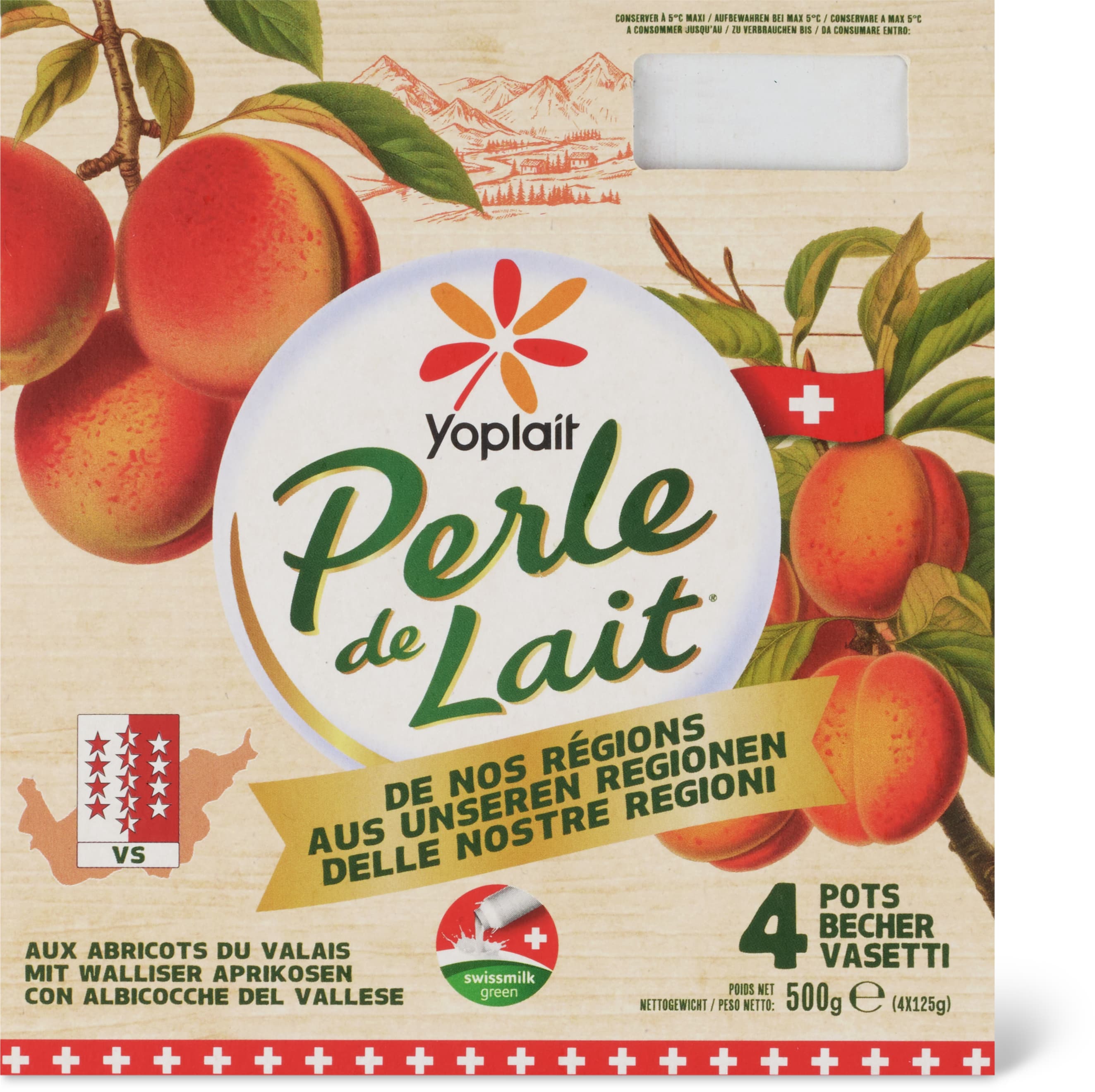 Perle de Lait Milchspezialitt Aprikose | Migros Migipedia