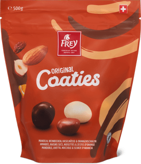 Frey Coaties Original Mandeln, Weinbeeren, Haselnüsse & Orangenschalen