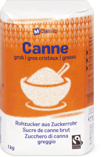 M-Classic Canne Rohzucker aus Zuckerrohr grob