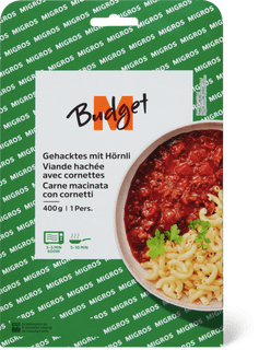 M-Budget hachis et cornettes