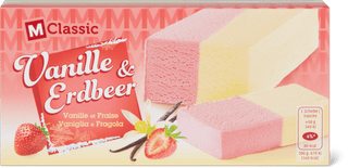 M-Classic Ice cream  Vanilla and strawberry