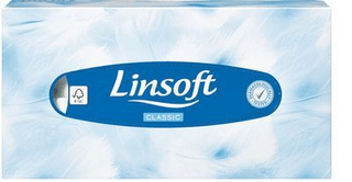 Linsoft Taschentücher Classic Box 4-lagig