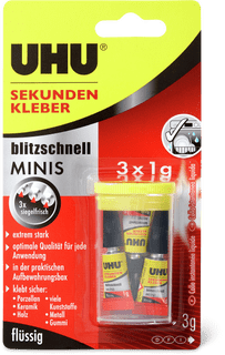 UHU Sekundenkleber flüssig 1g