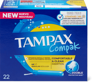 TAMPAX COMPAK REG 2X22