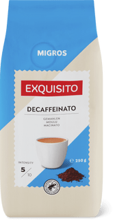 Migros Exquisito Gemahlener Kaffee Decaffeinato