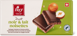 Frey Duett Cioccolato fondente e al latte con nocciole