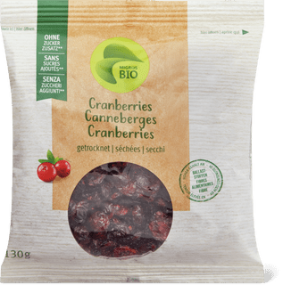 Bio Cranberries dried and unsweetened