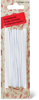 Cordoncino Elastique bianco 1.5mm x 5m