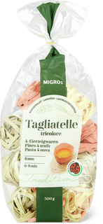 Migros Tagliatelle Tricoloured