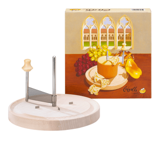 La Girolle Cheese Slicer Brown, Silver, Wood, Stainless Steel, ⌀ 21 cm