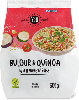 YOU Bulgur e quinoa con verdure