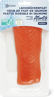Migros ASC Filetto dorsale di salmone dell’Atlantico Norvegia