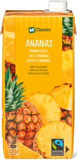 M-Classic Fairtrade Succo di ananas 100% succo di frutta