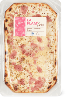 Tarte Flambée Ham, Emmental & Oregano