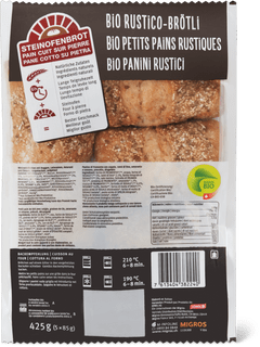 Four à pierre Bio petits pains rustic.