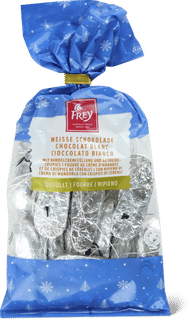 Frey Addobbi per l'albero Cioccolato bianco finissimo con ripieno di crema di mandorle e croccante ai cereali