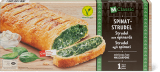 M-Classic Strudel agli spinaci  con mascarpone