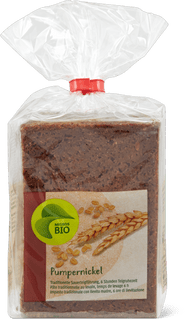 Migros Bio Pumpernickel pain tranches