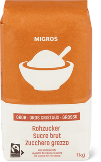 Migros Zucchero grezzo da canna da zucchero grosso