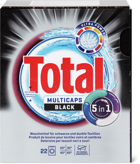 Total Multicaps 22 Waschgänge, Black