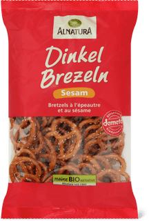 Alnatura Bio Demeter Dinkel Brezeln Sesam