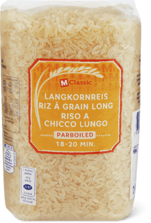 M-Classic Riz à grain long parboiled