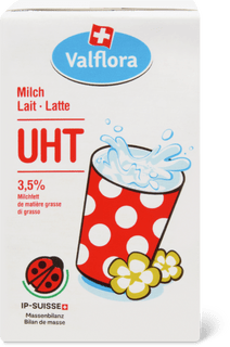 Valflora Whole Milk 3.5 % fat, UHT