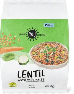 You Lenticchie con verdura