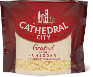 Cathedral City Cheddar gerieben