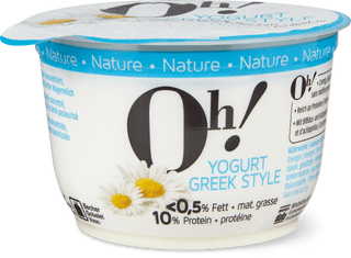 Oh! Yogurt Greek style Nature