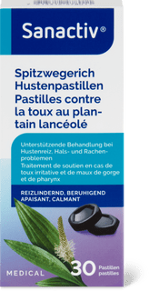 Sanactiv Ribwort cough lozenges